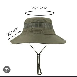 Outdoors Waterproof Wide Brim Sun Hat For Men